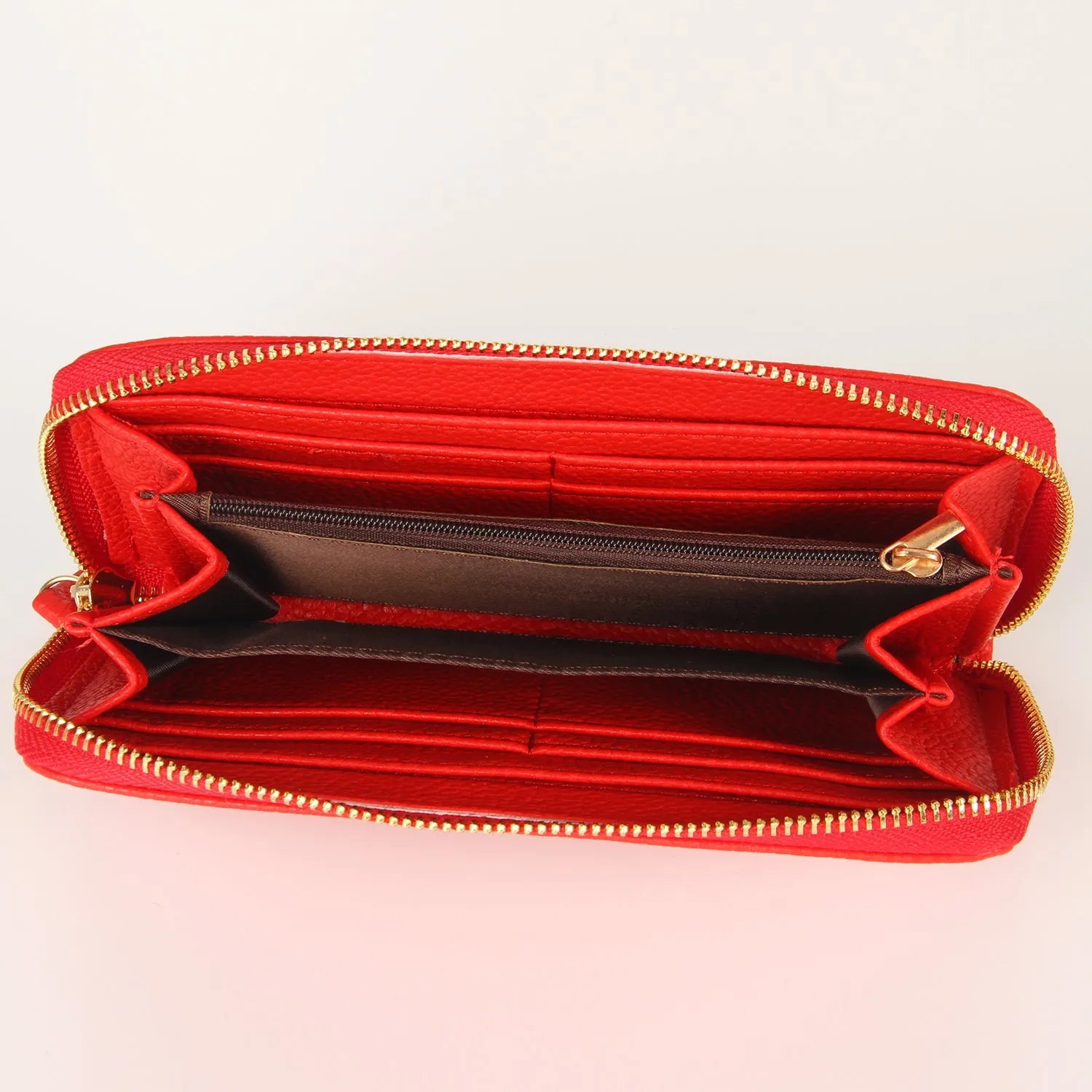 Weavey Wallet - Bright Red