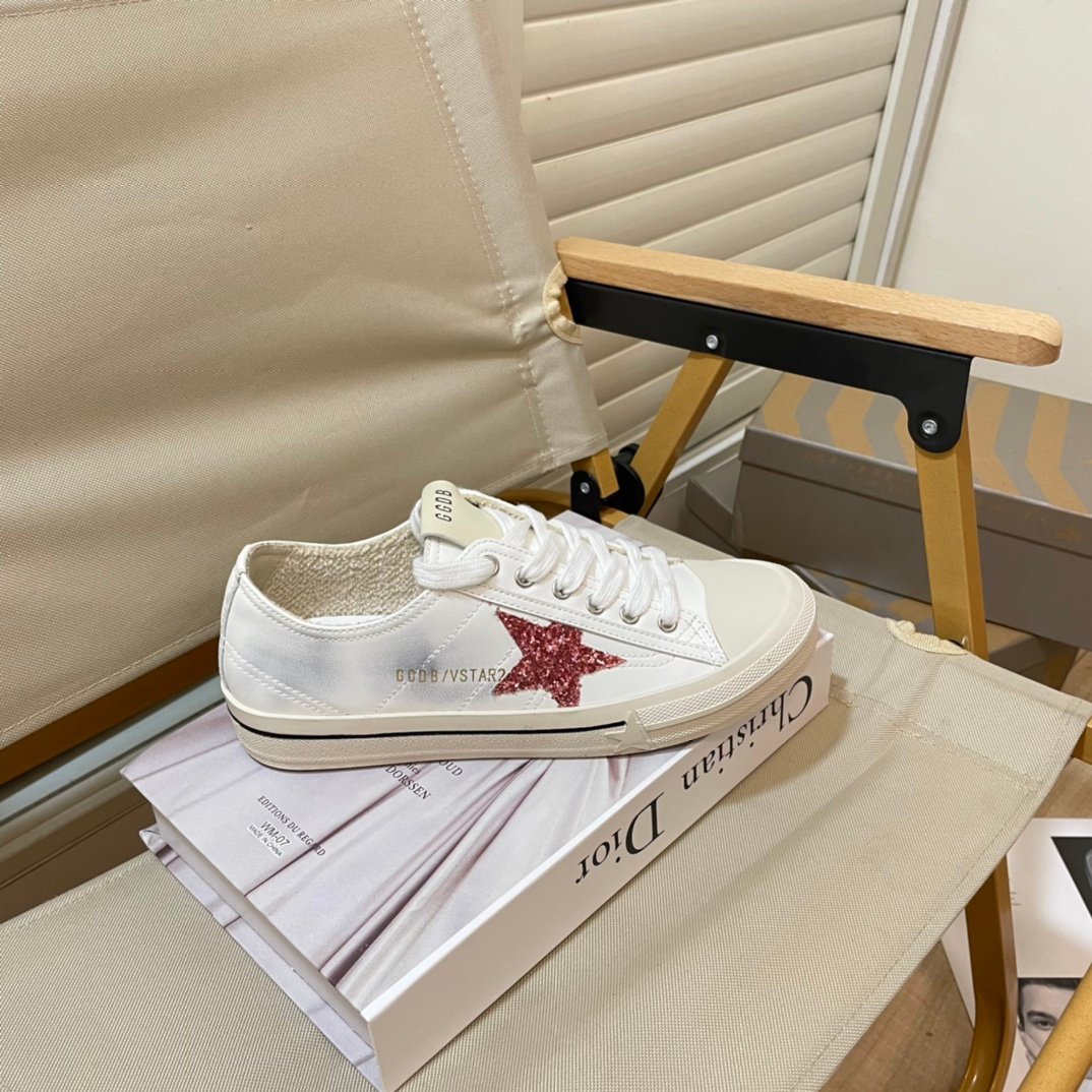 White Ball Star Strap Sneakers Adult Vintage Distressed Leather Dirty Casual Street Flat Shoes For Men Women - Image 6