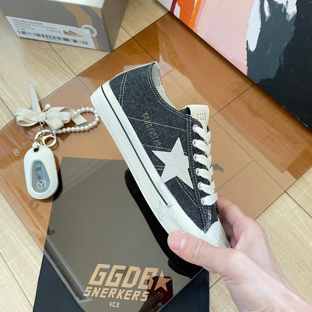 White Ball Star Strap Sneakers Adult Vintage Distressed Leather Dirty Casual Street Flat Shoes For Men Women - Image 7