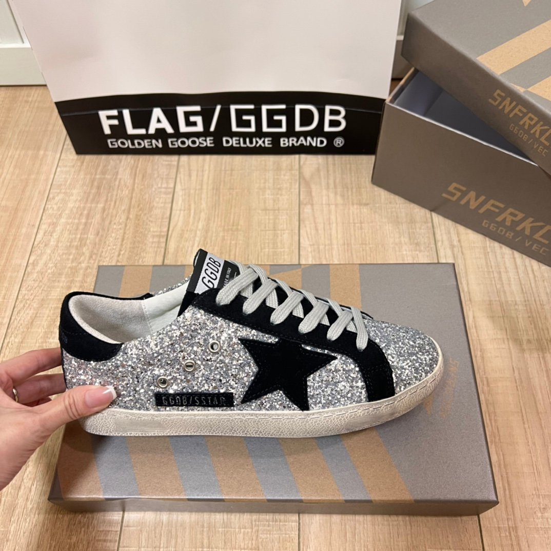 White Ball Star Strap Sneakers Adult Vintage Distressed Leather Dirty Casual Street Flat Shoes For Men Women - Image 8