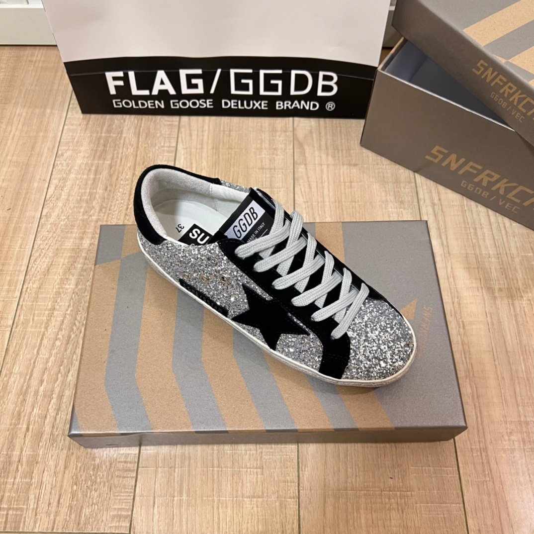White Ball Star Strap Sneakers Adult Vintage Distressed Leather Dirty Casual Street Flat Shoes For Men Women - Image 9