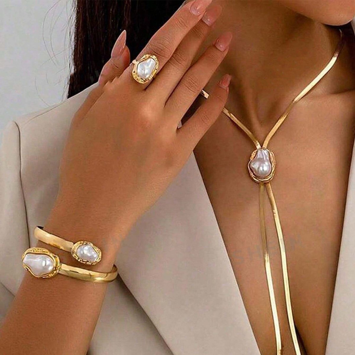 Dainty Minimalist Gold Plated Jewelry/BL-9 - Image 2