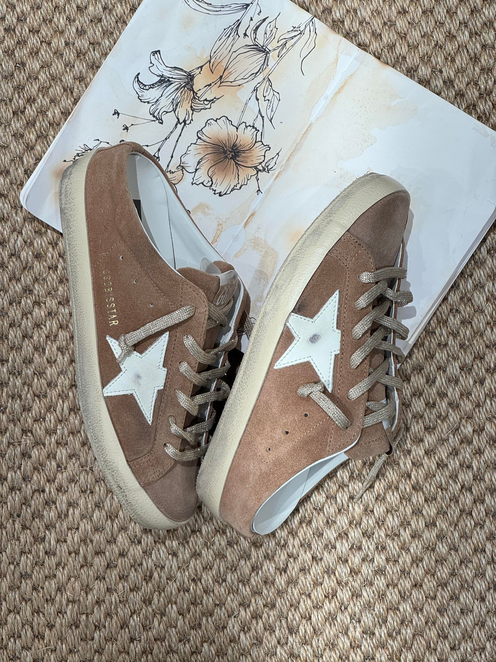 White Ball Star Strap Sneakers Adult Vintage Distressed Leather Dirty Casual Street Flat Shoes For Men Women - Image 7
